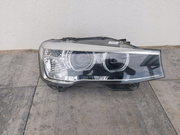 BMW X3 F25 LCI / X4 F26 – højre xenonforlygte, EU, ref. 7400018 – uden pære og moduler