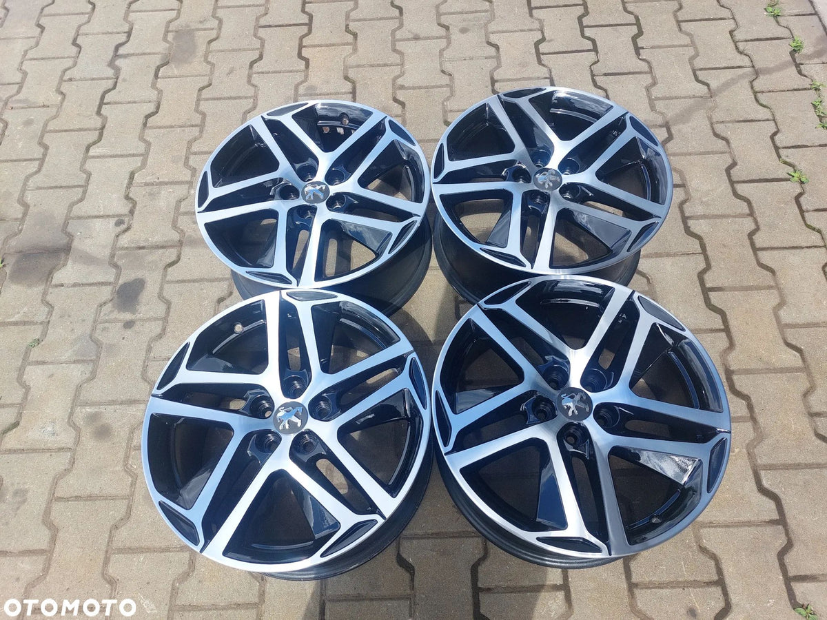 Peugeot Saphir 18″ – 9677989877 – blank sort – 4 fælge uden dæk