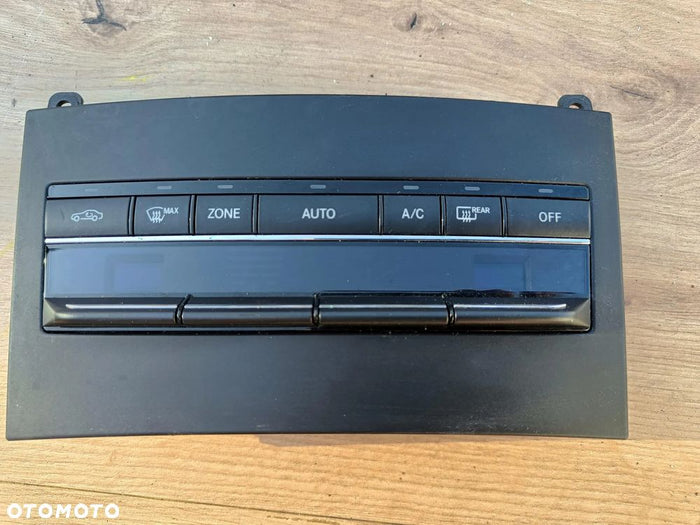 Mercedes E-Klasse W212 – klimapanel med AUTO/ZONE og ramme, A2129007404