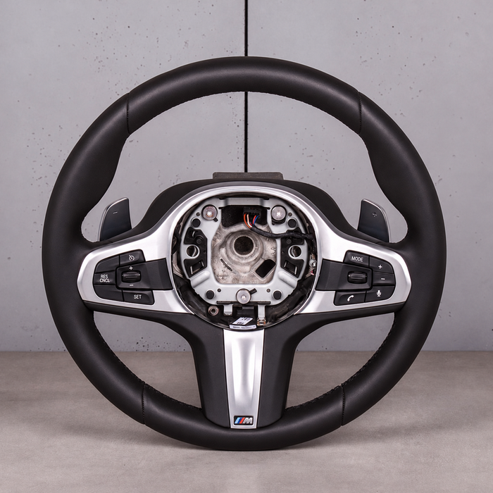 BMW X3 G01/X4 G02 M-Sport – læderrat med paddles og SET, uden varme/airbag, brugt