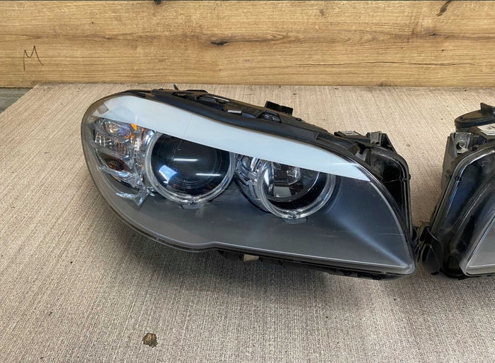 BMW F10/F11 før facelift – højre H7-forlygte EU – brugt Hella