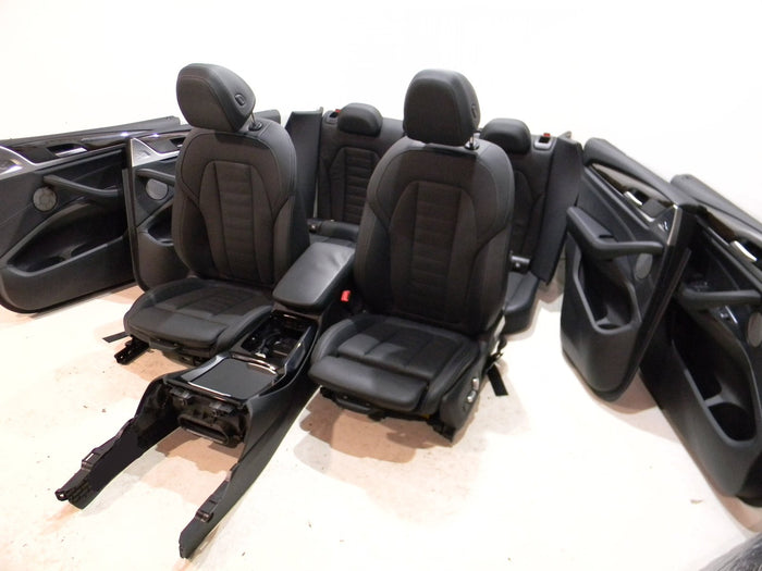 BMW X3 G01 – Vernasca-sort sportskabine med el/memory og oplyst varme/ventilation