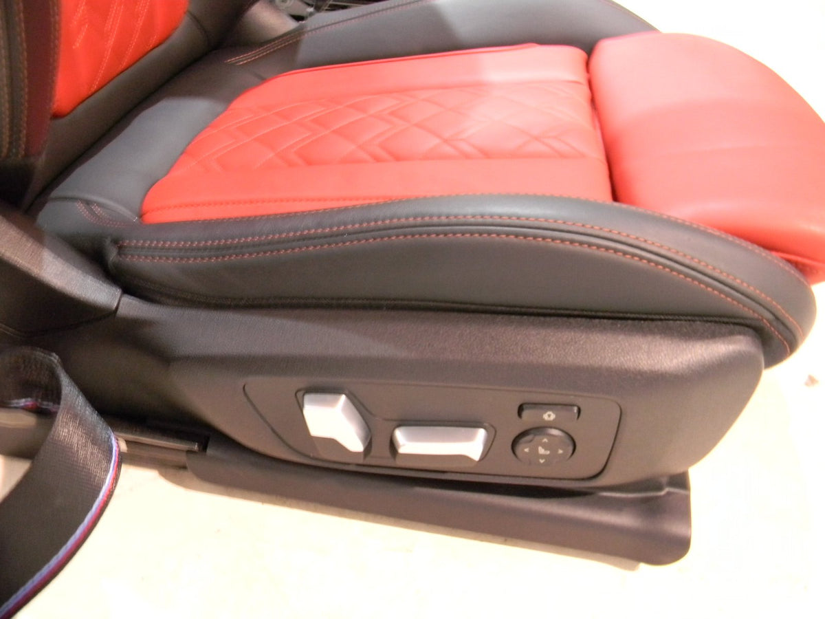 BMW X4 G02 – Fiona Red/sort læderkabine VAHZ med el, oplyst varme og memory – foto 3