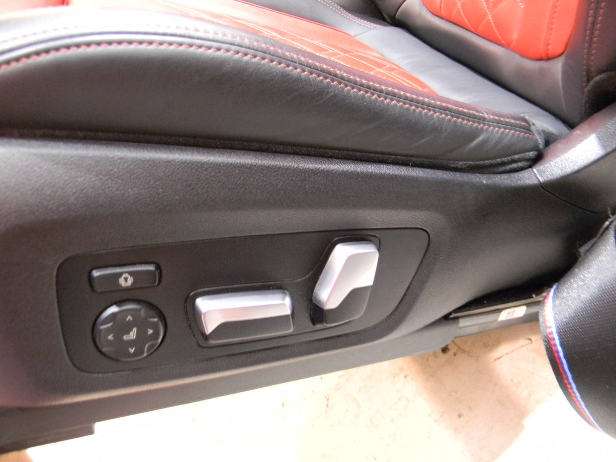 BMW X4 G02 – Fiona Red/sort læderkabine VAHZ med el, oplyst varme og memory – foto 4