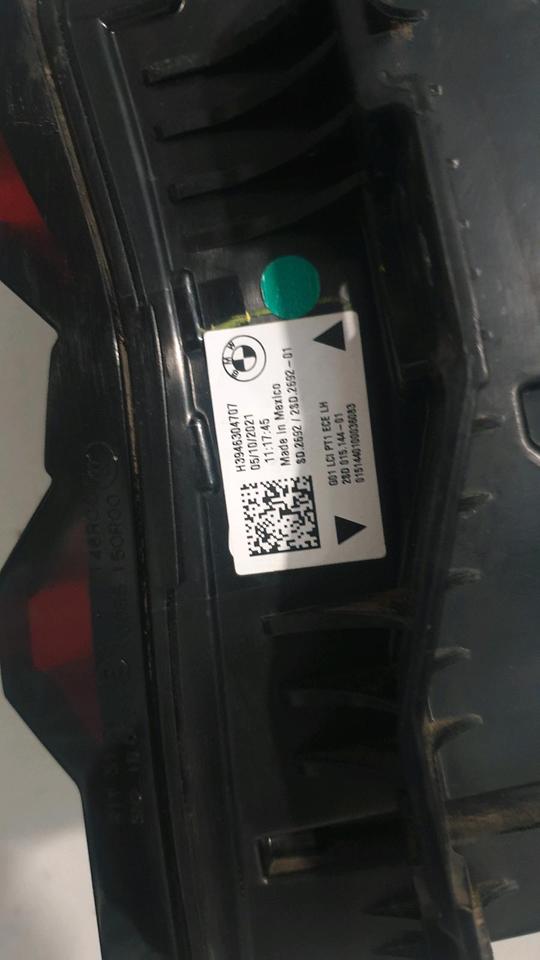 BMW X3 G01 LCI – venstre LED-baglygter, inder- og yderdel 9463051/9463047 – den konkrete del, foto 4