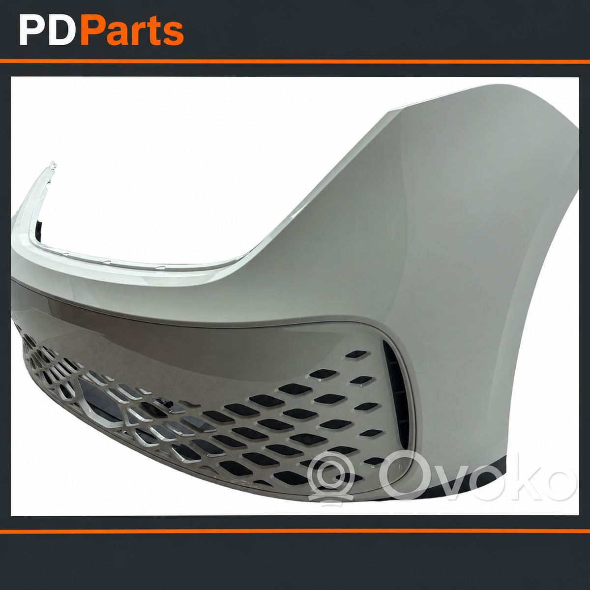 VW ID. Buzz forkofanger med gitter og 4 PDC – Candy White LB9A