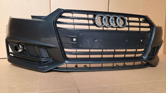 Audi A4 B9 – S-Line forkofanger med grill, 4 PDC-åbninger