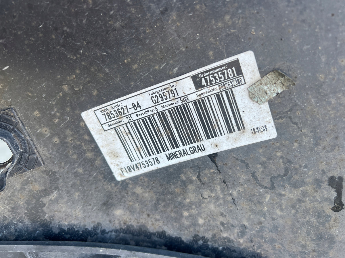 BMW F10/F11 LCI M-Sport forkofanger – B39, ACC, til reparation – foto 3, faktisk del og synlig stand