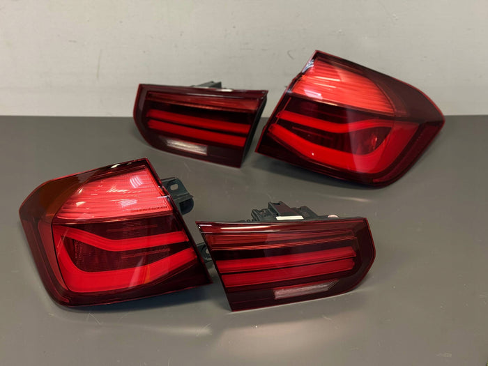 BMW F30 Sedan LCI – originale Shadow LED-baglygter, komplet EU-sæt