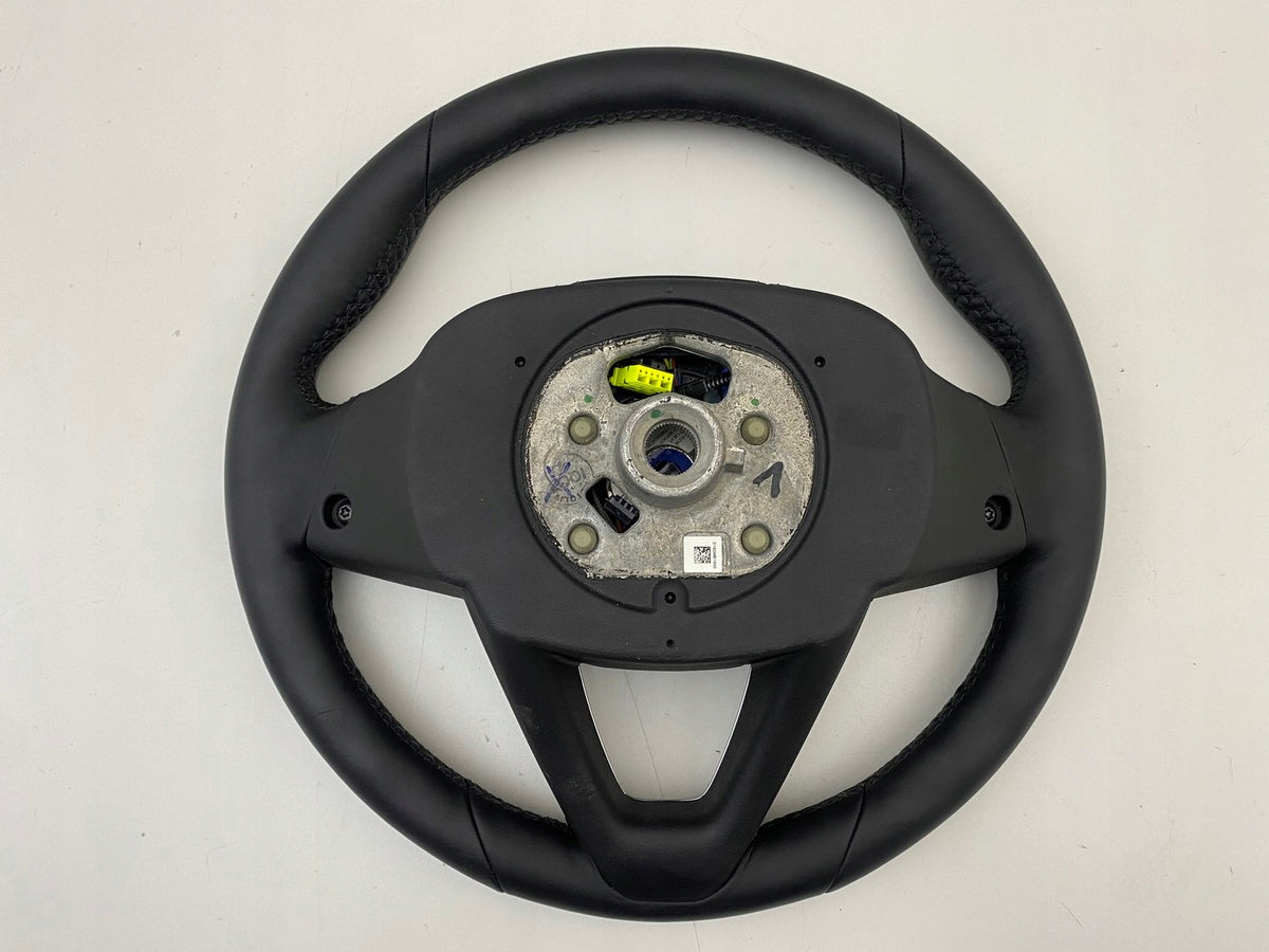 BMW G30/G31 læderrat med airbag og multifunktion – uden skiftepaler – Bagside uden skiftepaler