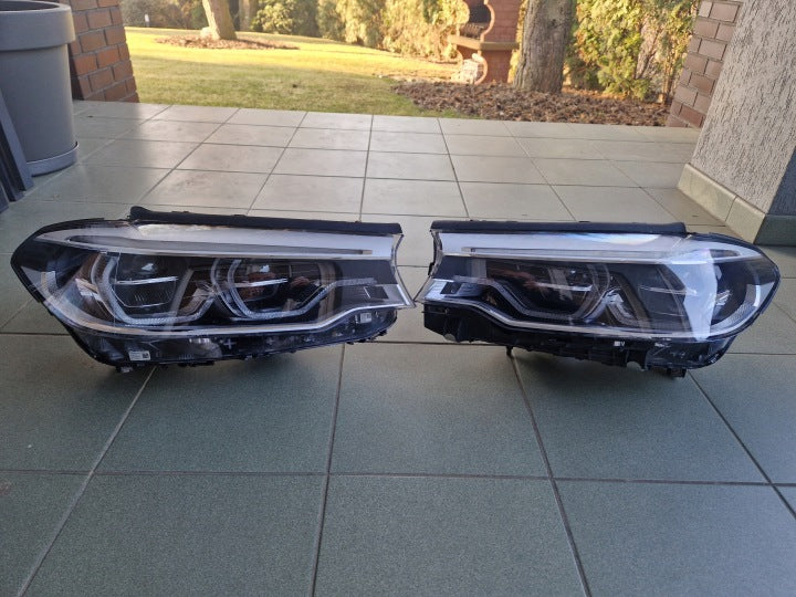 BMW 5-serie G30/G31 adaptive LED-forlygter, sæt – brugt