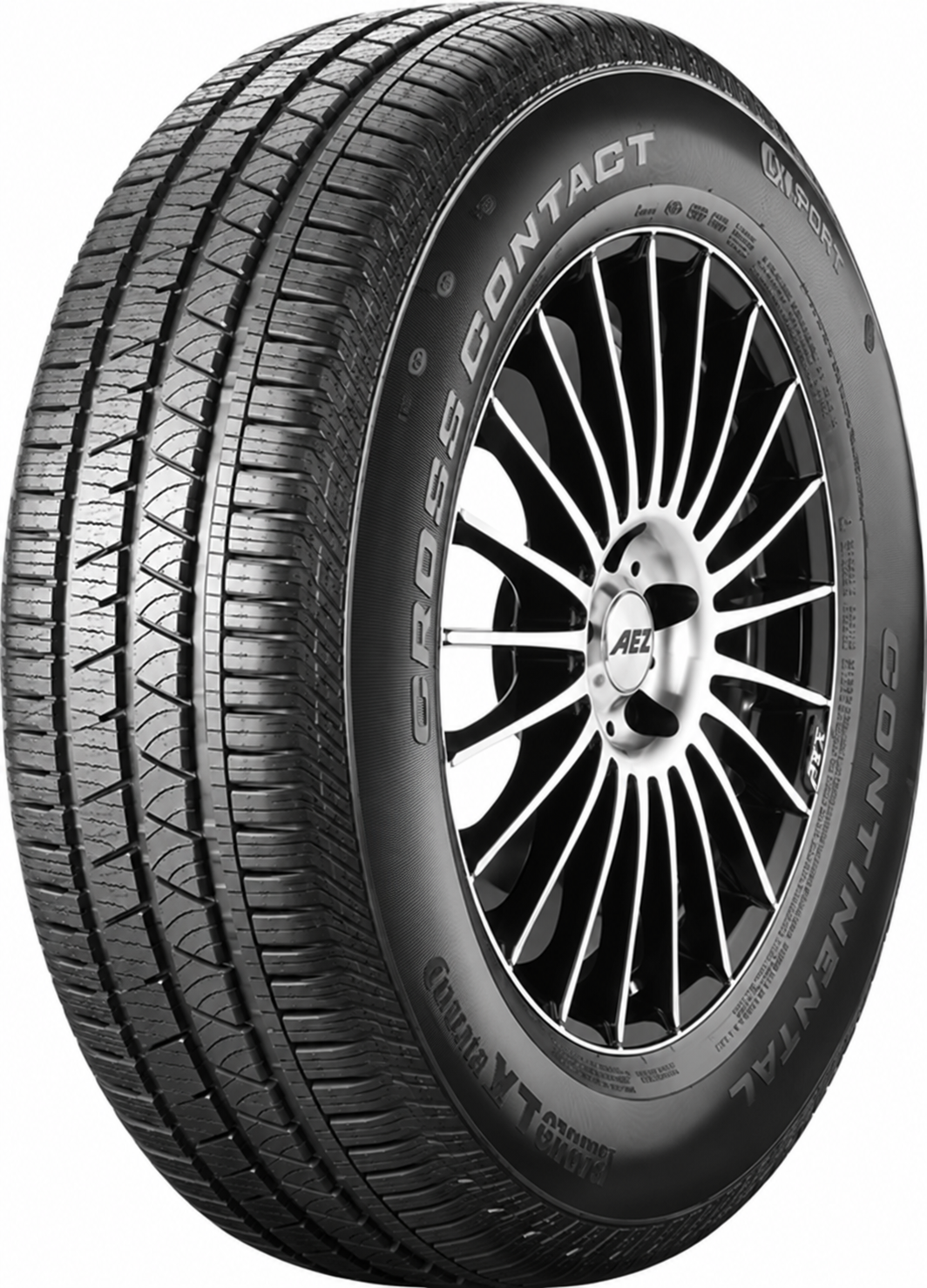Continental CrossContact LX Sport 265/40 R22 106Y XL JLR, Med fælgribbe