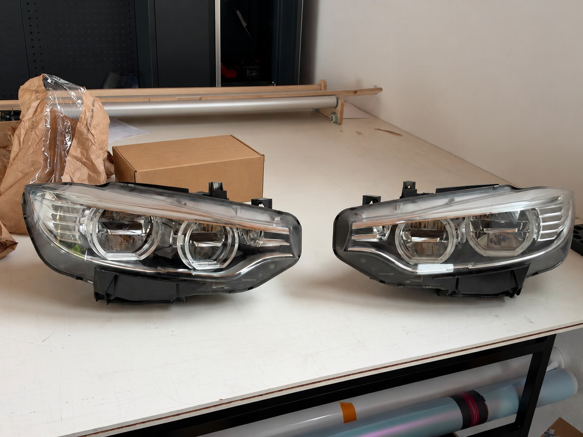 BMW F32 før LCI – adaptivt LED-forlygtesæt 7460619/620, 10-pin DE