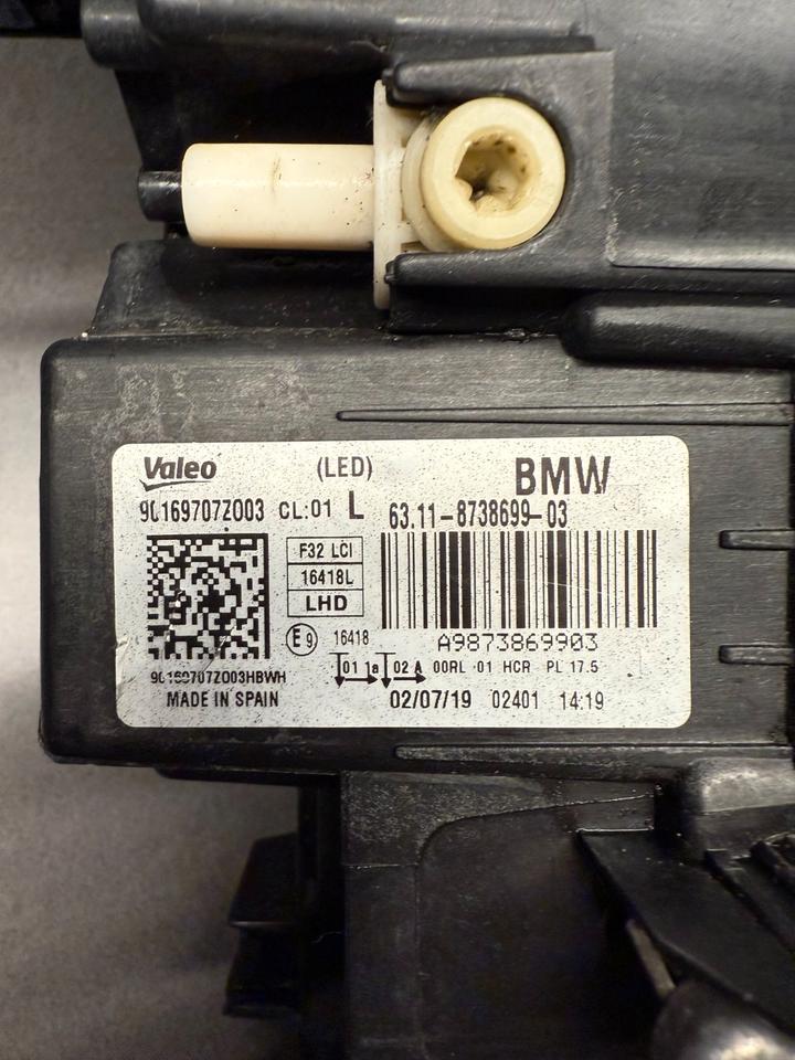 BMW F32 LCI – LED-forlygtesæt uden adaptiv, omforsegling og husforbehold – foto 4