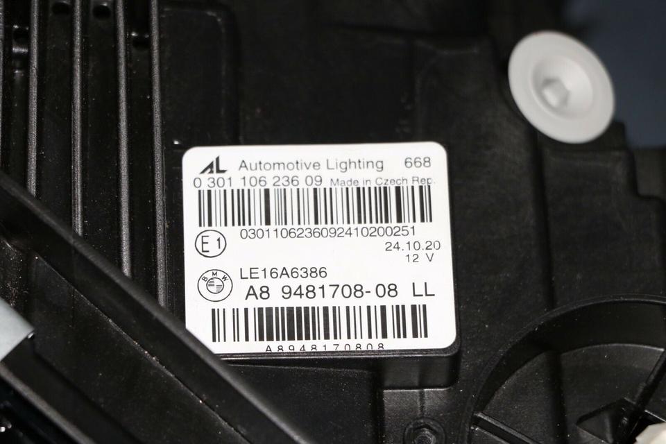 BMW G20/G21 før LCI – Laser-forlygter 9481707/9481708 LL, venstre/højre par – foto 6
