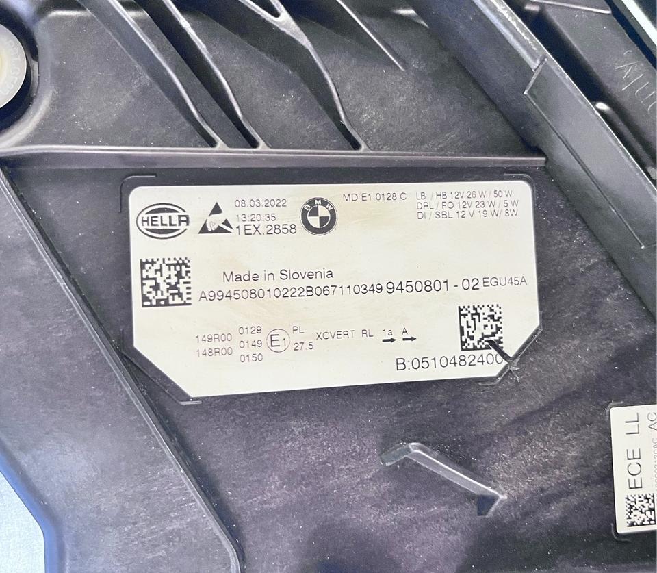 BMW G20/G21 LCI – adaptive LED-forlygter 9450801/9450802 ECE LL, par – foto 5