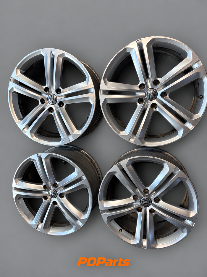 VW Mallory Touareg 21″ – 4 originale brugte fælge – 5×130