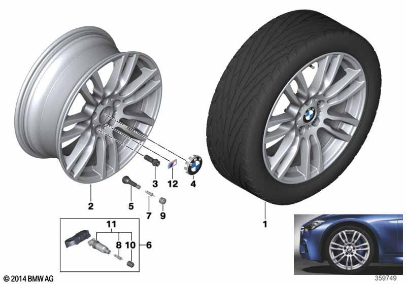BMW Styling 403 – 3 Series F30, 3 Series F30 LCI, 3 Series F31 19″ – originale fælge