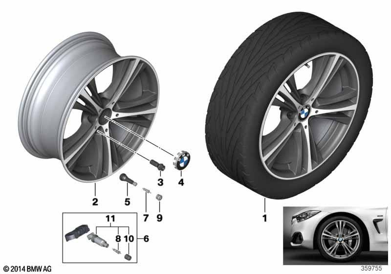 BMW Styling 407 – 3 Series F30, 3 Series F30 LCI, 3 Series F31 19″ – originale fælge