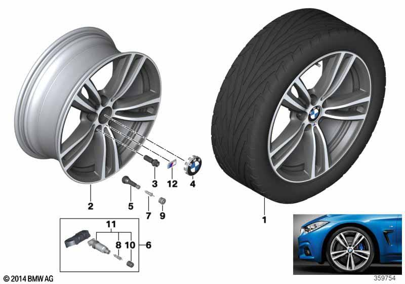 BMW Styling 442 – 3 Series F30, 3 Series F30 LCI, 3 Series F31 19″ – originale fælge