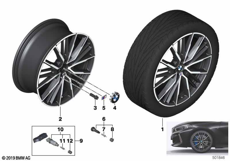 BMW Styling 552M – 1 Series F40, 2 Series F44 Gran Coupe 19″ – originale fælge