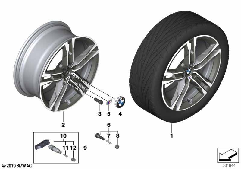 BMW Styling 556M – 1 Series F40, 2 Series F44 Gran Coupe 18″ – originale fælge