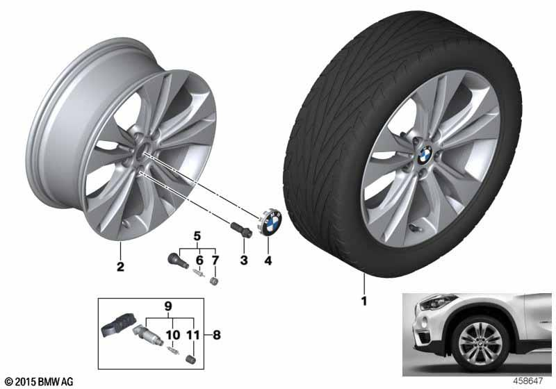 BMW Styling 567 – X1 F48, X1 F48 LCI, X2 F39 18″ – originale fælge