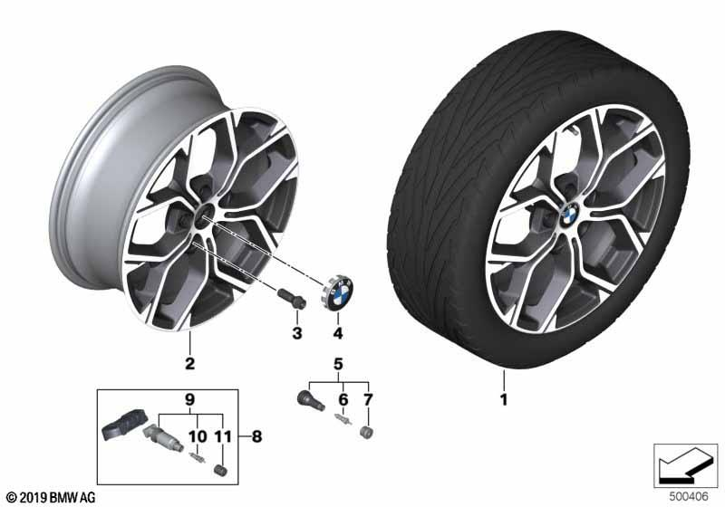 BMW Styling 579 – X1 F48, X1 F48 LCI, X2 F39 18″ – originale fælge
