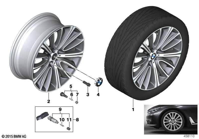 BMW Styling 628 – 6 Series G32 GT, 6 Series G32 GT LCI, 7 Series G11 20″ – originale fælge