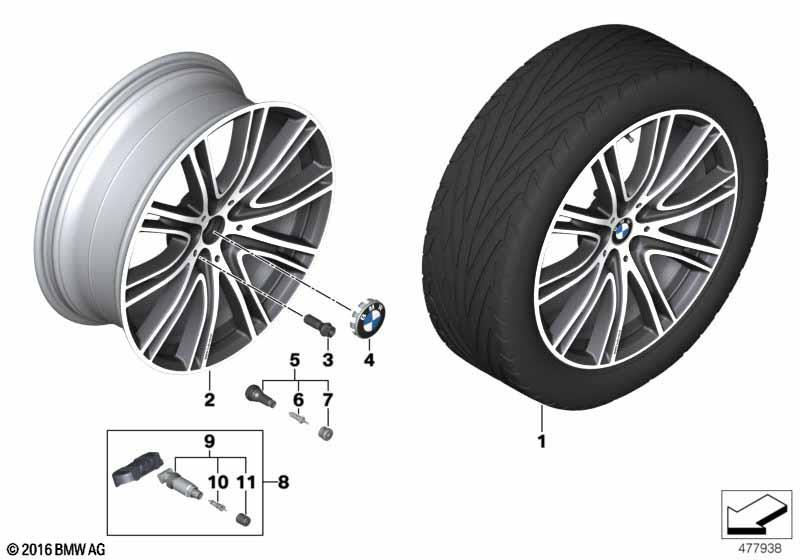 BMW Styling 759 – 5 Series G30, 5 Series G30 LCI, 5 Series G31 20″ – originale fælge