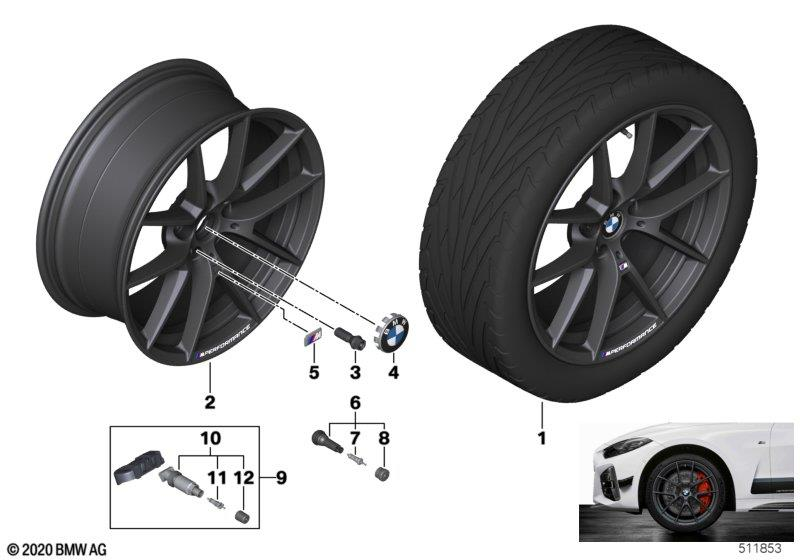 BMW Styling 898M – 2 Series G42, 3 Series G20, 3 Series G20 LCI 19″ – originale fælge