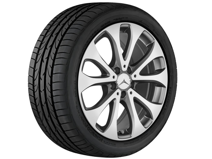Mercedes-Benz 5-dobbelteger fælg, High-sheen finish – A2534011500 18″ – originale fælge