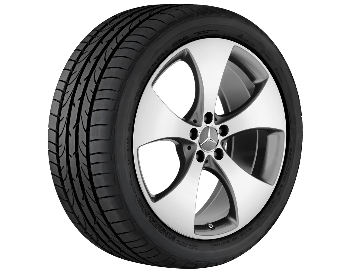 Mercedes-Benz 5-eger fælg, High-sheen finish – A2924010500 21″ – originale fælge