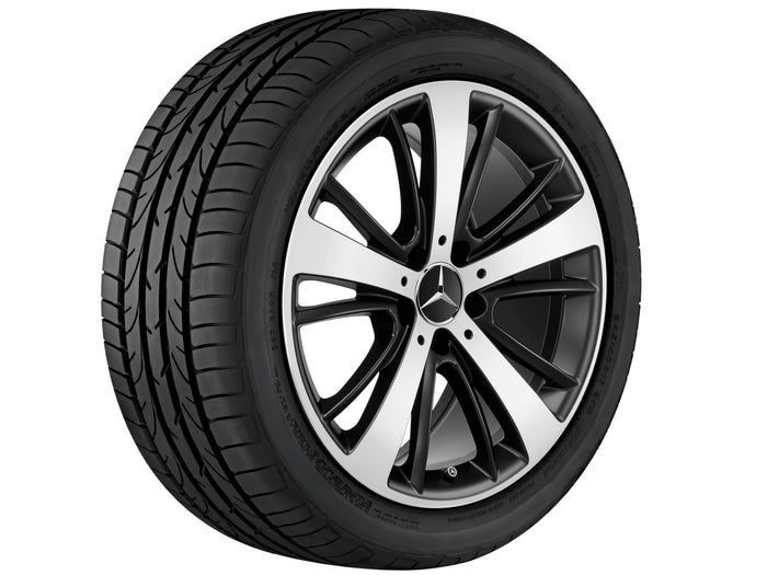 Mercedes-Benz 5-eger fælg, with additional spokes – A1724011700 18″ – originale fælge