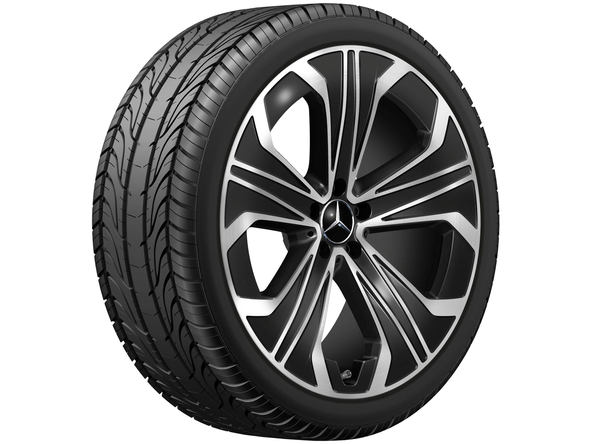 Mercedes-Benz 5-W spoke fælg, Aero, High-sheen finish – A2944010200 21″ – originale fælge