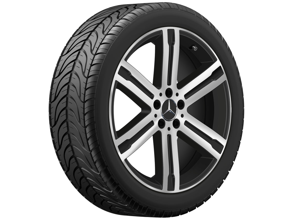 Mercedes-Benz 6-spoke fælg, High-sheen finish – A2474014000 20″ – originale fælge
