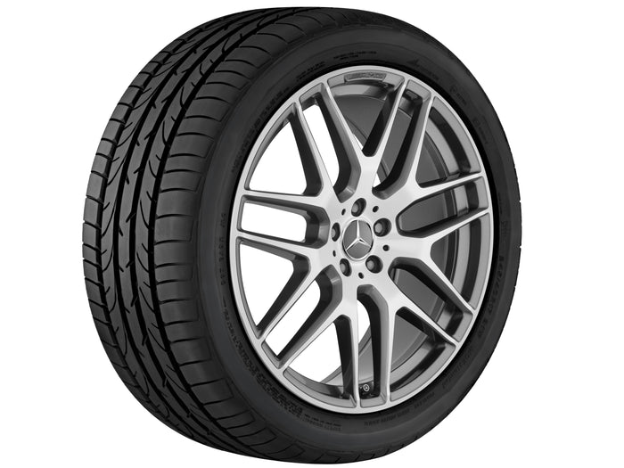 Mercedes-Benz AMG light-alloy fælg, in cross-spoke design – A2924012500 22″ – originale fælge