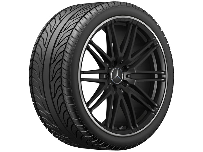 Mercedes-Benz AMG smedet fælg in 10-spoke design, High-sheen rim flange – A1904013300 20″ – originale fælge