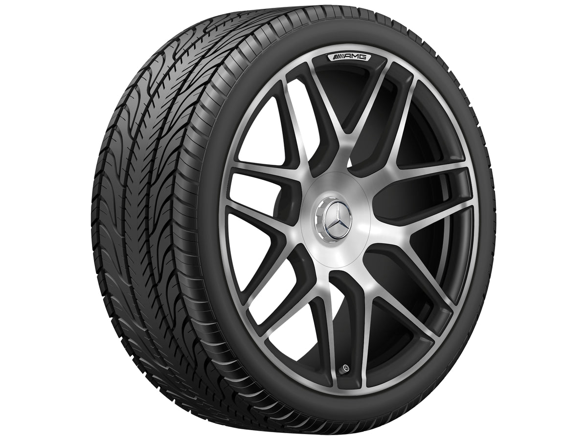 Mercedes-Benz AMG smedet fælg in cross-spoke design – A4634012000 22″ – originale fælge
