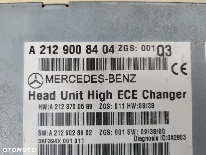 Mercedes E-Klasse W212 – radioenhed A2129008404