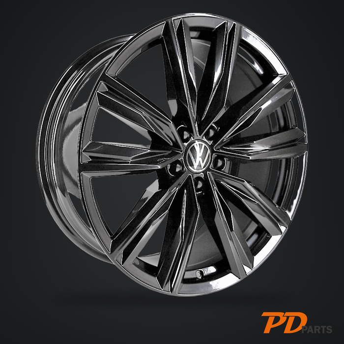 VW Kapstadt 20″ fælge – 8J ET41, blank sort