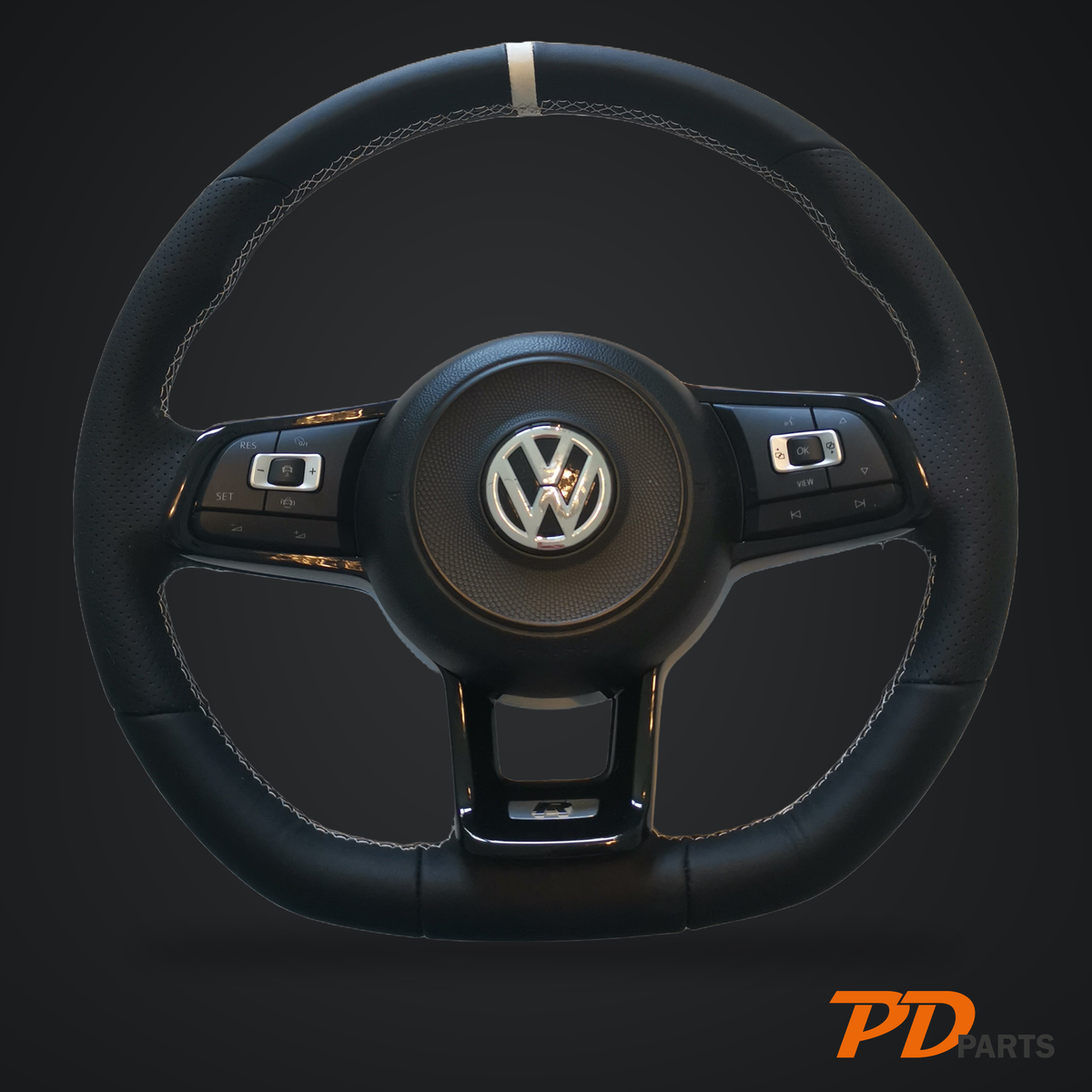 VW carbon/Alcantara/læder Rat