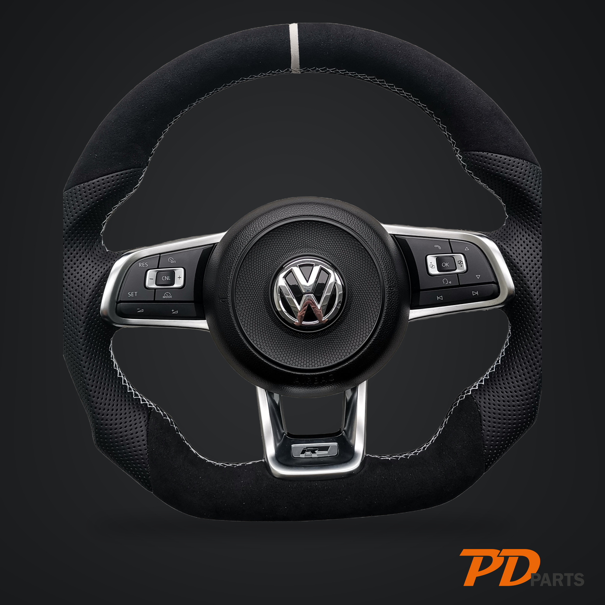 VW carbon/Alcantara/læder Rat