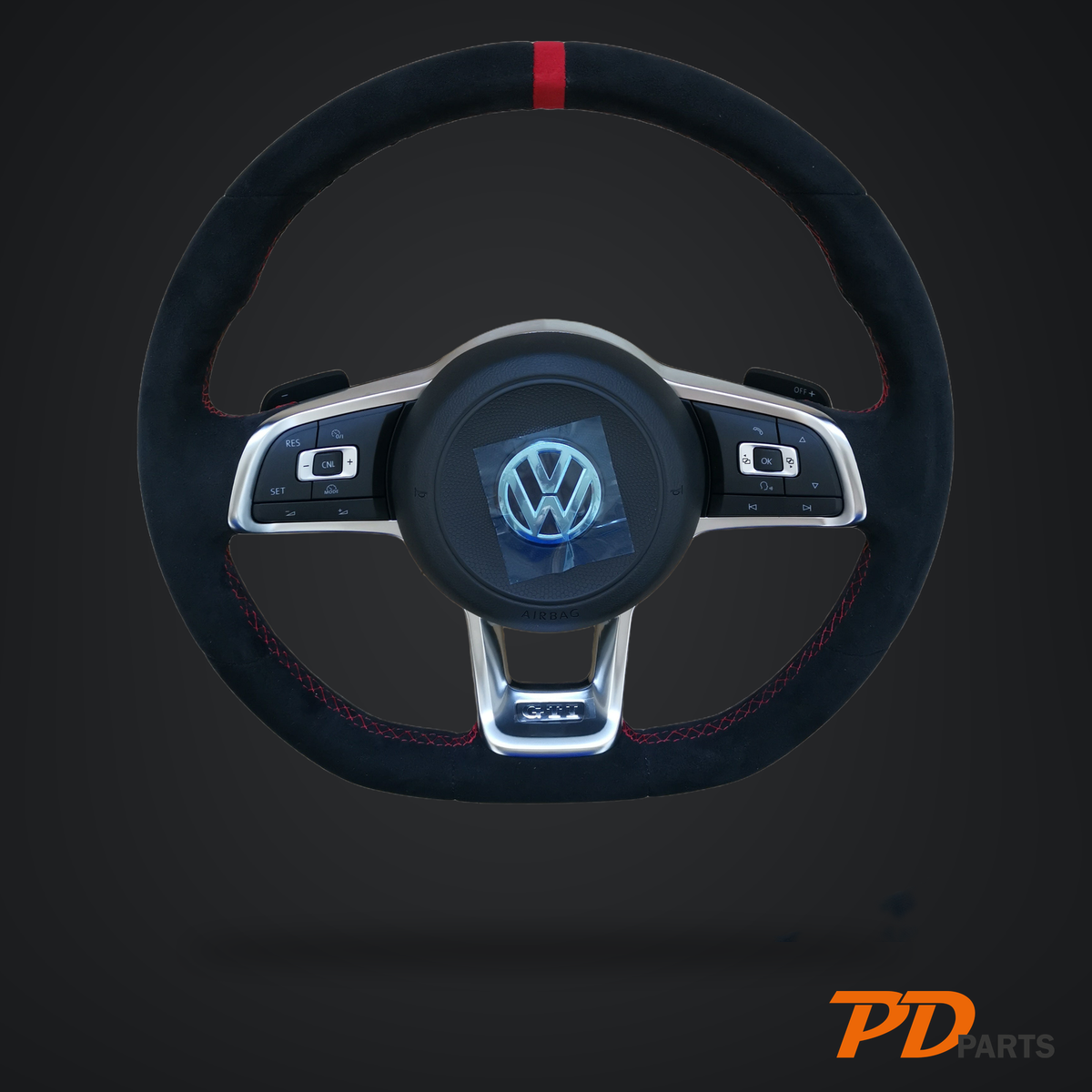 VW carbon/Alcantara/læder Rat