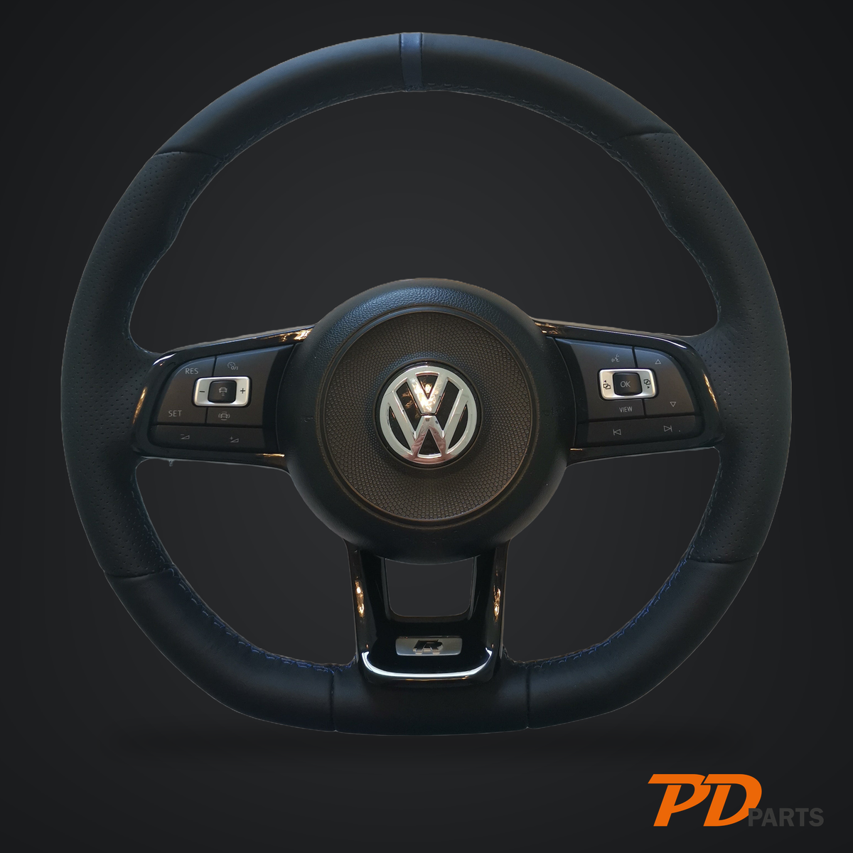 VW carbon/Alcantara/læder Rat