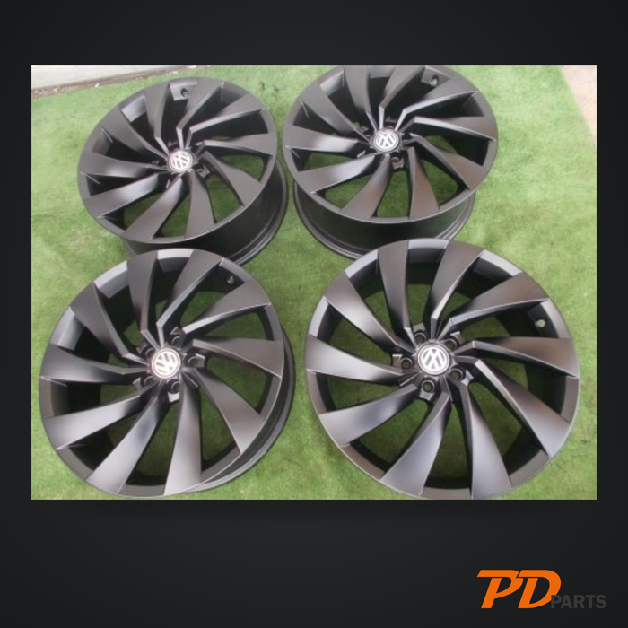 VW Rosario 20" fælge – 8J ET40 – mat sort model: rosario