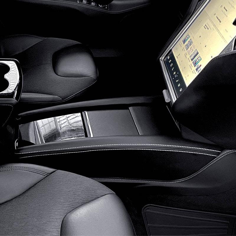 Midterkonsol til Tesla Model S – original udgave – leverandørens produktfoto