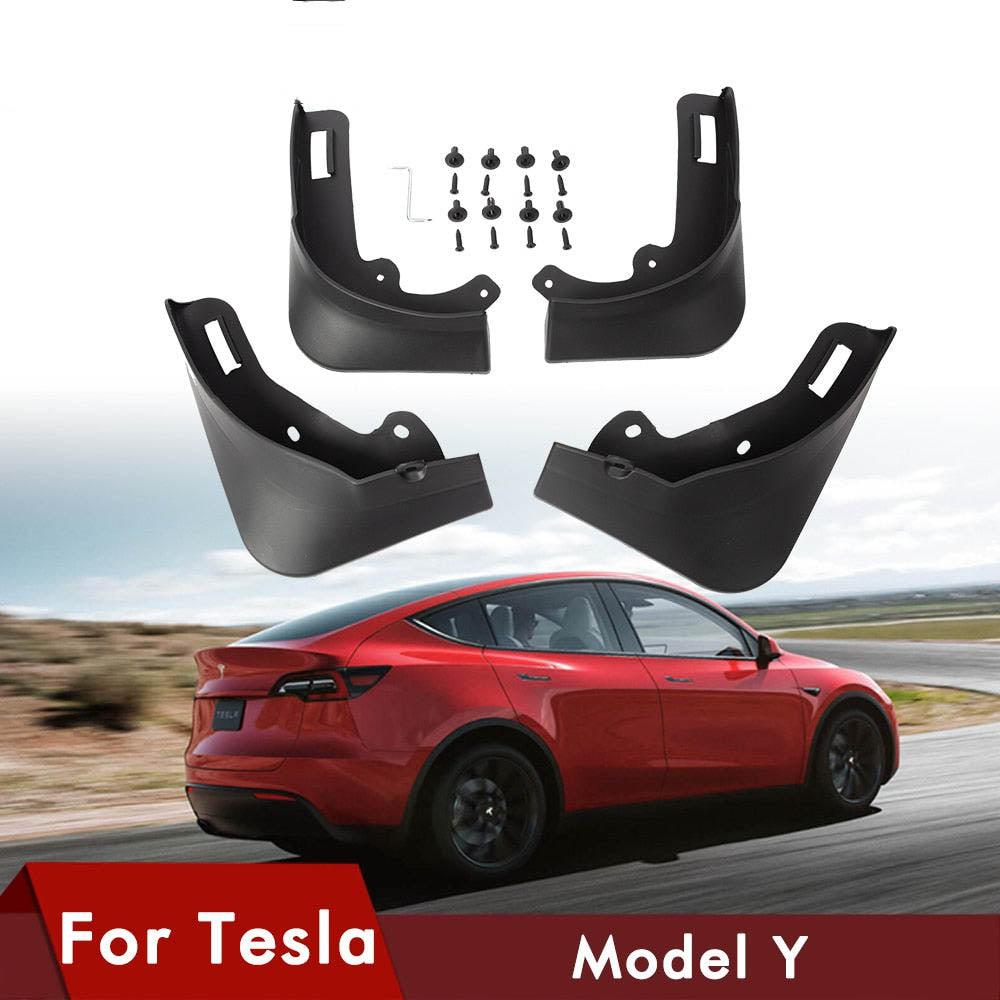 Stænklapper til Tesla Model Y 2020–2024 – 4 stk. – leverandørens produktfoto