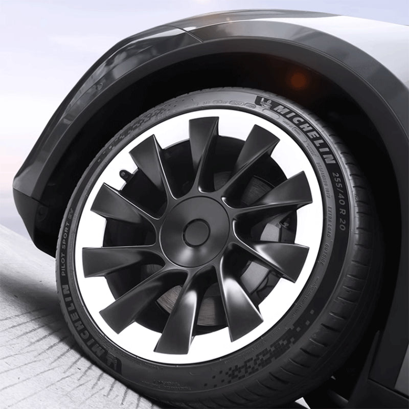Fælgbeskyttelsesringe til Tesla Model Y 20 tommer – 4 stk. – leverandørens produktfoto