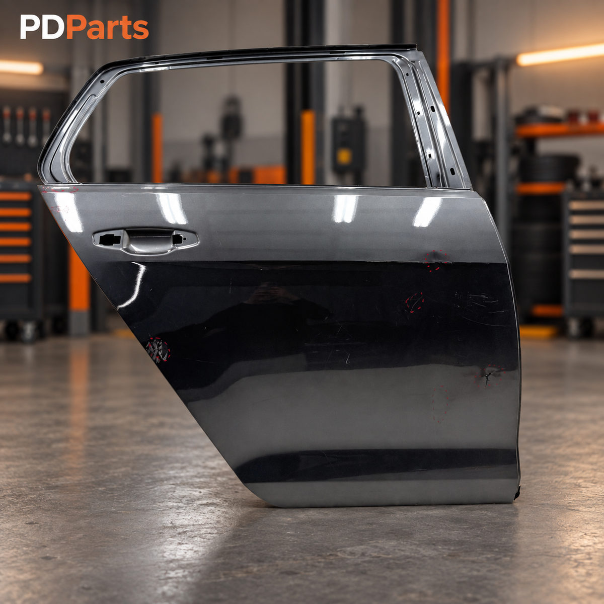 VW Golf 7 hatchback højre bagdør 5G4833312L – brugt